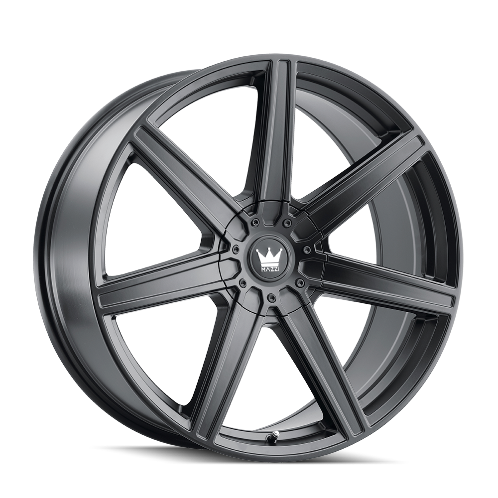 MAZZI LAGUNA 376 MATTE BLACK 22X8.5 5X112/5X120 38MM 74.1MM