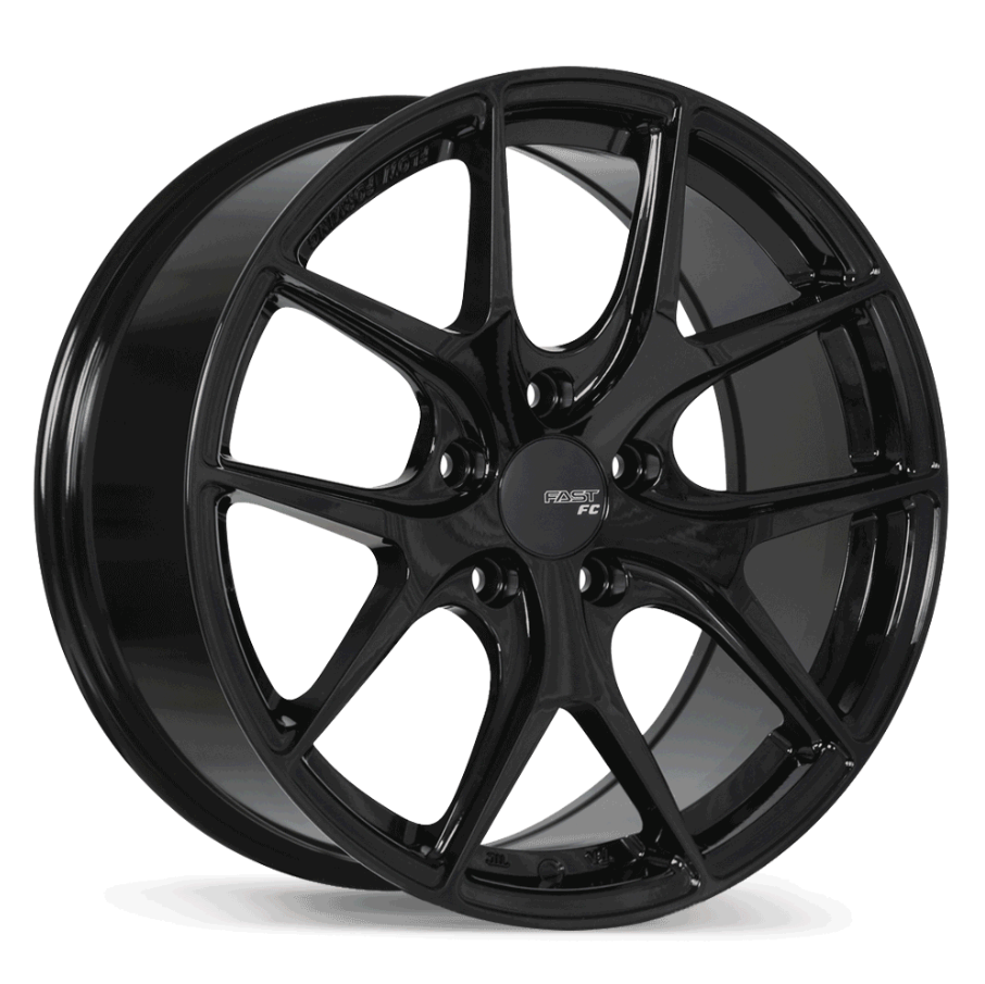FAST FC04 METALLIC BLACK 20X9.5 +35 5X114.3 72.6MM