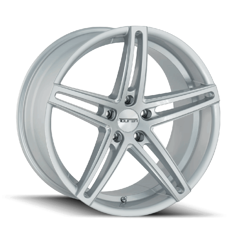 TOUREN TR73 3273 GLOSS SILVER/MILLED SPOKES 20X8.5 +35 5X108MM 63.4MM