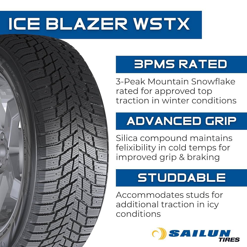 255/40R21 | SAILUN ICEBLAZER WSTX 3PMS (Factory Studded)