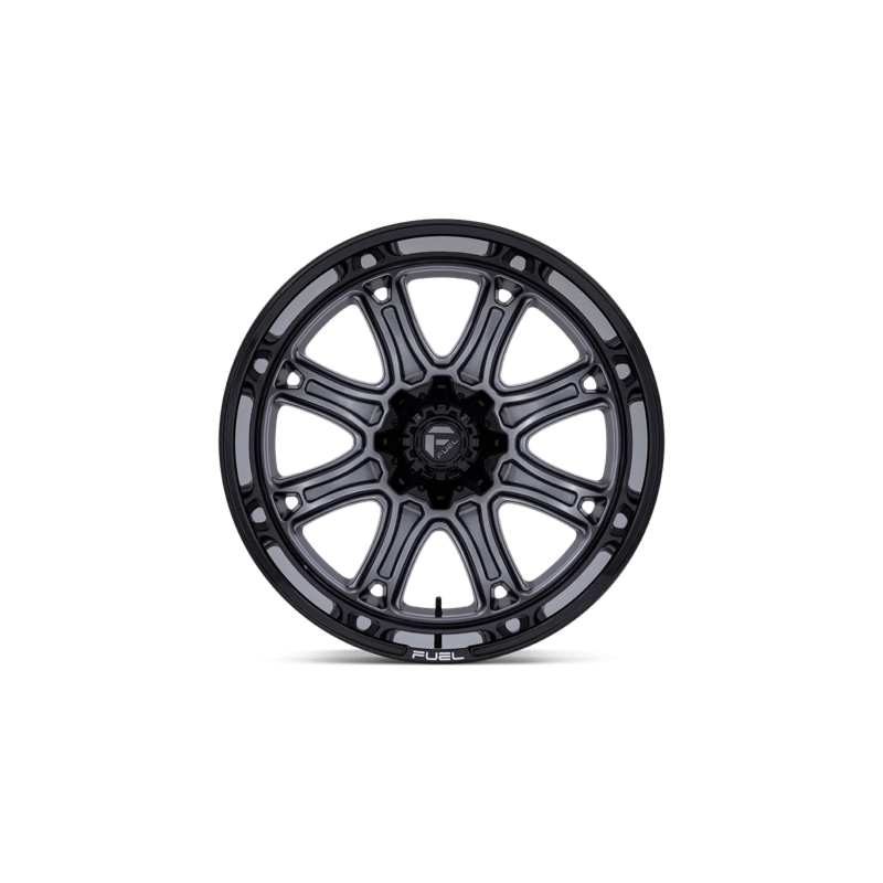 FUEL DARKSTAR MATTE GUNMETAL WITH BLK LIP | 20X10 6X135/6X139.7 -18 106.1MM -TEXT US FOR CLEARANCE PRICING***