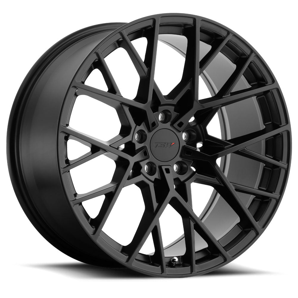TSW SEBRING MATTE BLACK 18X8.5 +20 5X114.3 76.1MM *text us for CLEARANCE price
