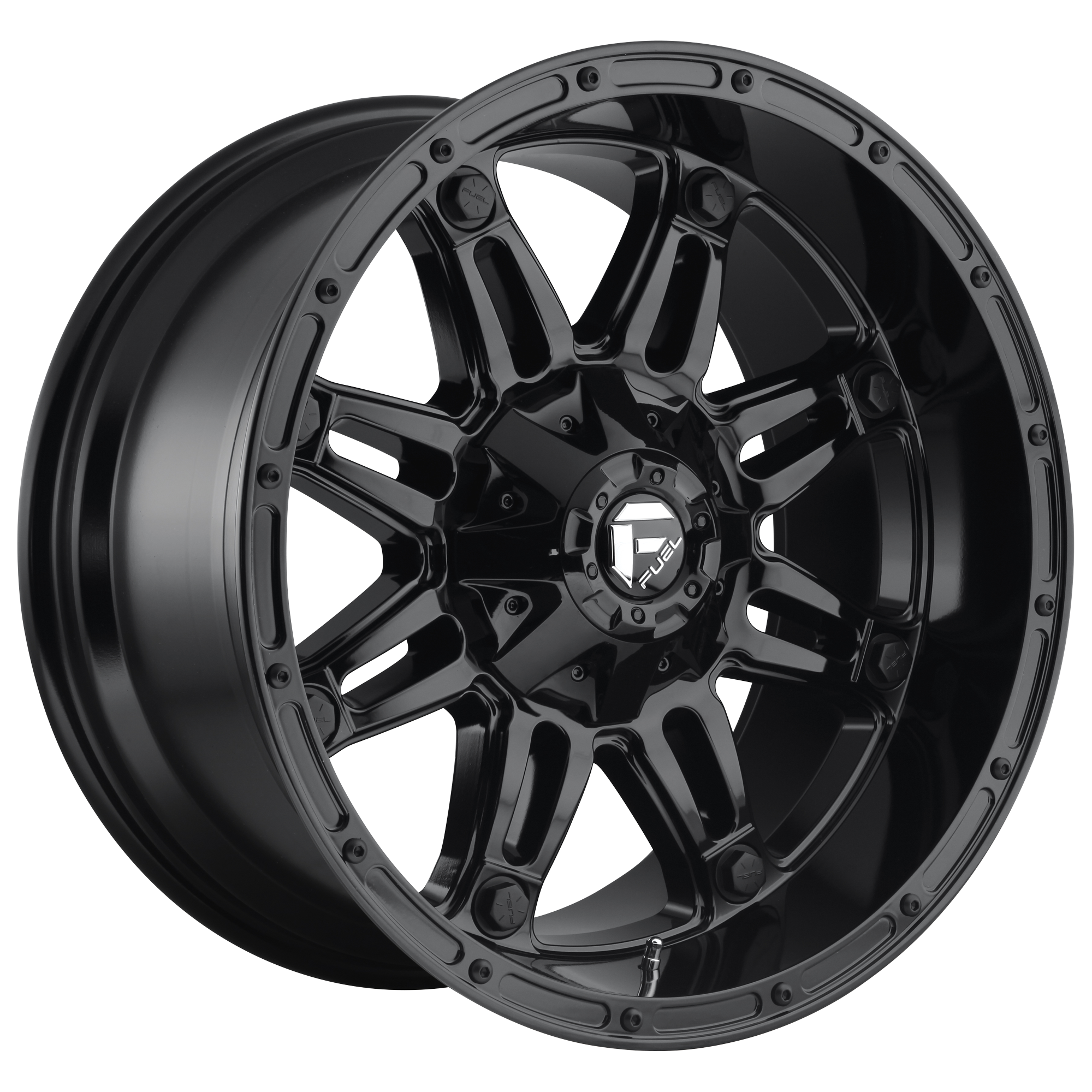 FUEL HOSTAGE GLOSS BLACK | 17X9 +1 6X139.7