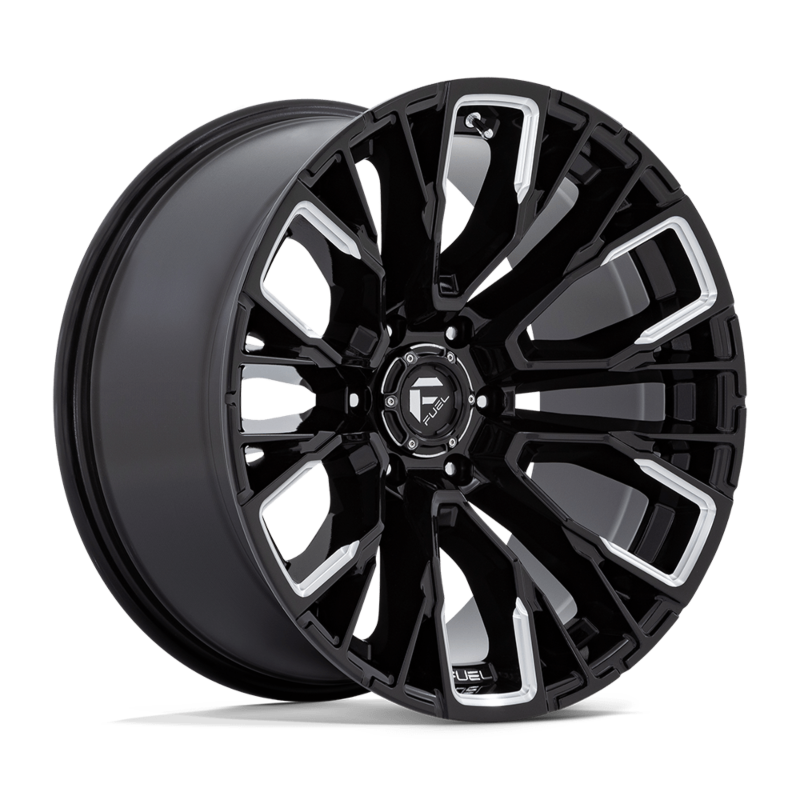FUEL REBAR GLOSS BLK MILLED | 20X10 6X135 -18MM ( text for sale price )