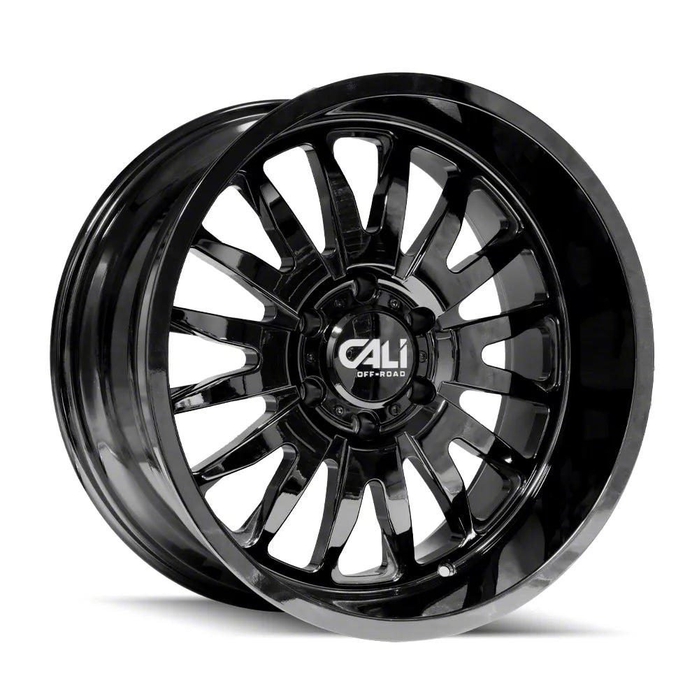 CALI OFF-ROAD SUMMIT 9110 GLOSS BLACK 20X10 6X139.7 -25MM 106MM