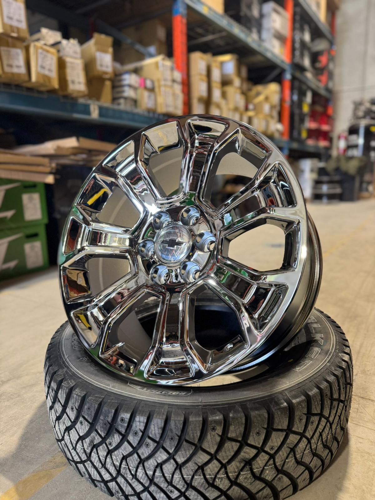 R204 GMC/CHEVY REPS CHROME 20X9 +24 6X139.7MM 78.1MM