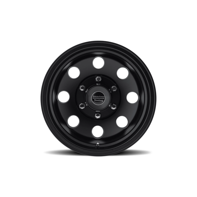 AMERICAN RACING AR172 BAJA SATIN BLK | 17X8 8X165.1 +0 130.81MM