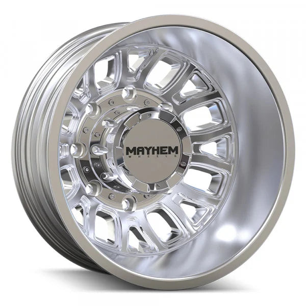 MAYHEM COGENT DUALLY 8107D POLISHED 17X6.5 -142 8X210 154.2MM *REAR*