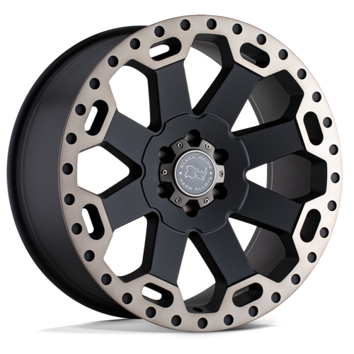 BLACK RHINO WAR-LORD MATTE BLACK MCH-DDTLP | 17X8 5X127 +30