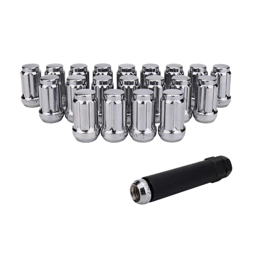 LUG NUTS - CHROME CLOSED - 12x1.5 - 20 PACK