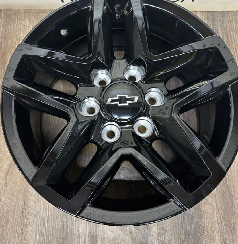 GMC/CHEVY TRAIL BOSS STYLE REPLIKA R245 GLOSS BLACK | 17X8 6X139.7 +24 ...