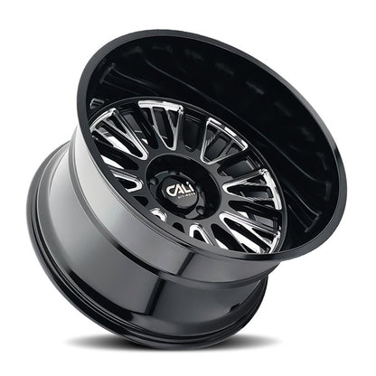 CALI OFF-ROAD VERTEX GLOSS BLACK MILLED 26X14 -76 8X165.1MM 125.2MM