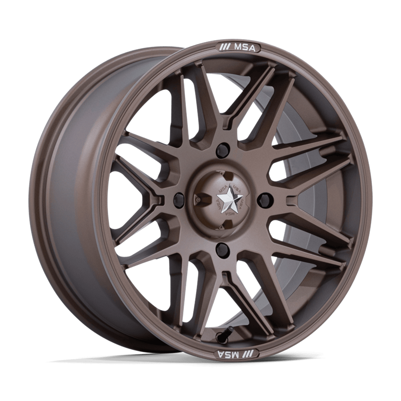 MSA OFFROAD M52 RADAR UTV 4X137 14X7 +10 96 MATTE BRONZE
