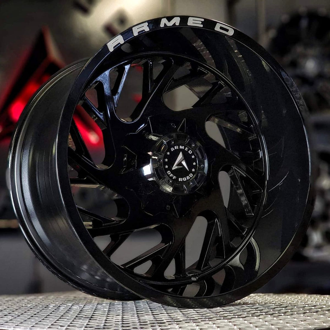 ARMED CARNAGE 20x12 -44 5x127/5x139 GLOSS BLACK W/ARMED CB:78.1