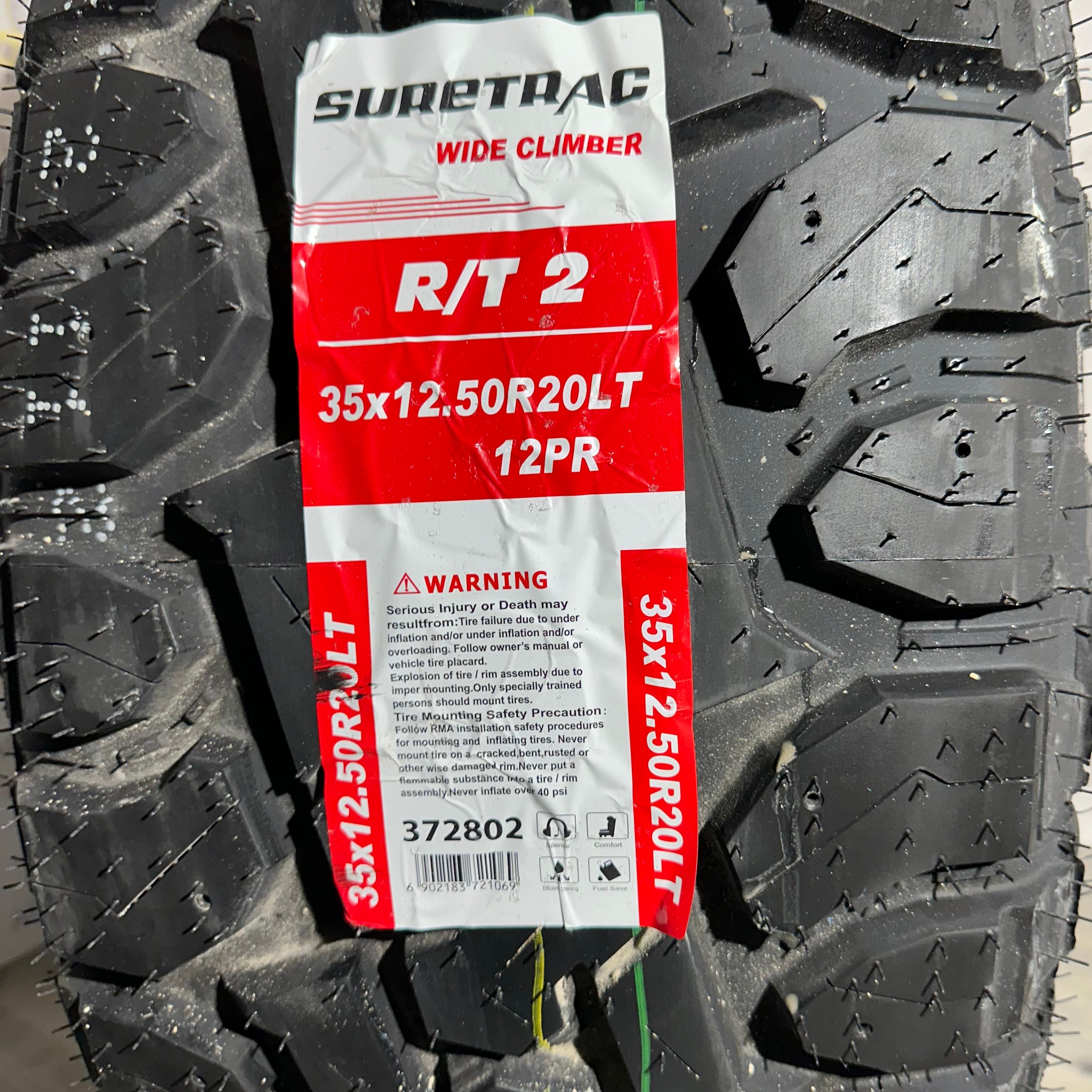 SURETRAC WIDE CLIMBER R/T 2 | (12 PLY) 35X12.50R20