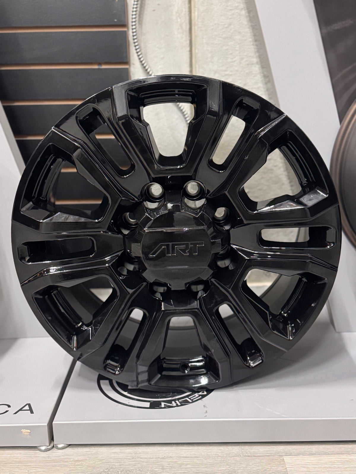R327 REPS FACTORY OEM SUPER DUTY F250  GLOSS BLACK | 18X8 8X170 +12 (125.1MMHUB)