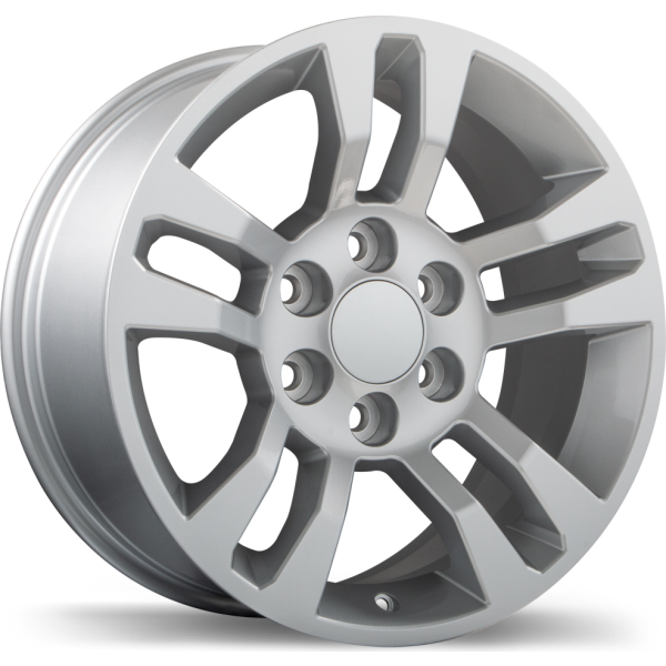 R237 GMC/CHEVY OEM REPS HYPER SILVER | 18X8.5 +20 6X139.7