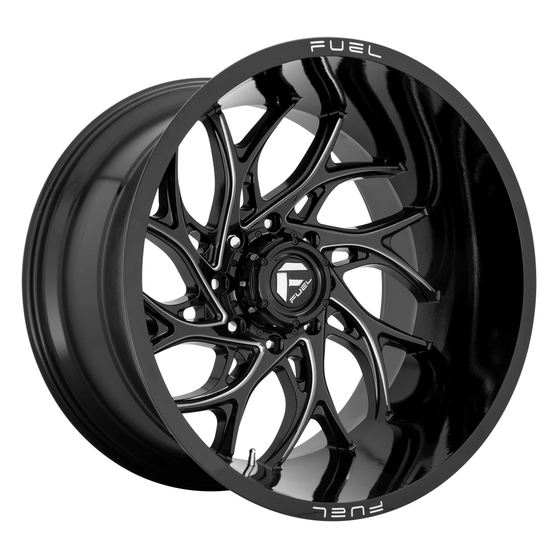 FUEL RUNNER 22X10 6X139.7 GLOSS BLACK MILLED -18MM - Text for sale price