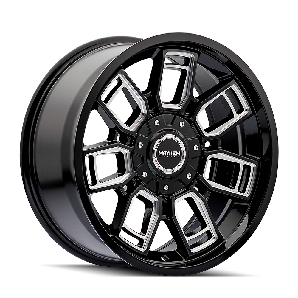 MAYHEM ORDINANCE GLOSS BLK MILLED | 20X9 5X127/5X139.7 +0 87.1MM