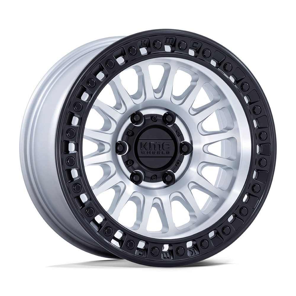 KMC IMS 20X9 8X165.1 +18 125MM MACHINED W/ MATTE BLACK LIP ( TEXT US FOR CLEARANCE PRICING )