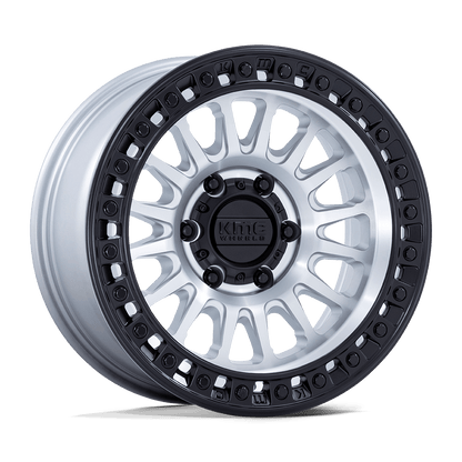 KMC IMS 20X9 8X165.1 +18 125MM MACHINED W/ MATTE BLACK LIP ( TEXT US FOR CLEARANCE PRICING )