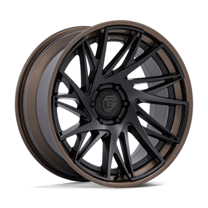 FUEL FUSION FORGED DYNAMO 20X9 +1 6X139.7 106 MATTE BLACK W/ G-BRONZE LIP * TEXT FOR CLEARANCE PRICE ***