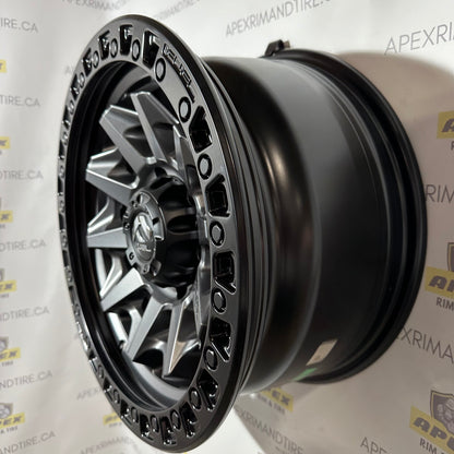 FUEL COVERT MATTE ANTHRACITE/ BLACK RING | 17X8.5 6X139.7 +14