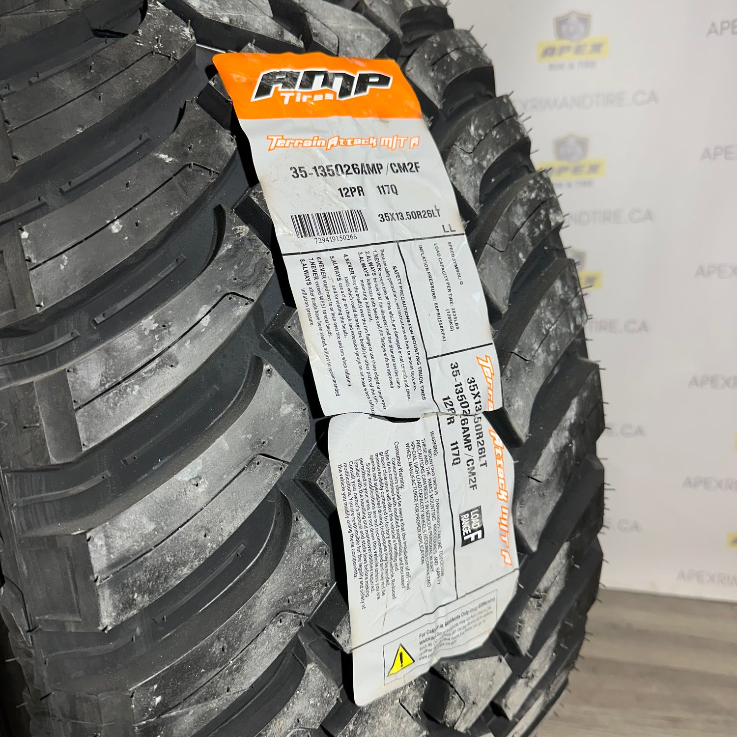 AMP TERRAIN ATTACK M/T A | 35x13.50R26 (12PR)