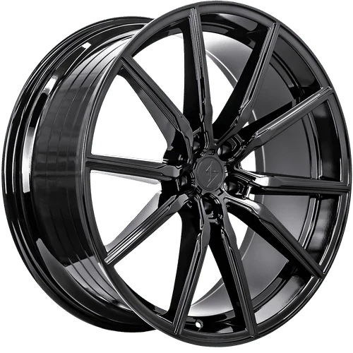 SENTALI STREET SS1 GLOSS BLACK | 18X9.5 +38 5X112 (66.6MM HUB)