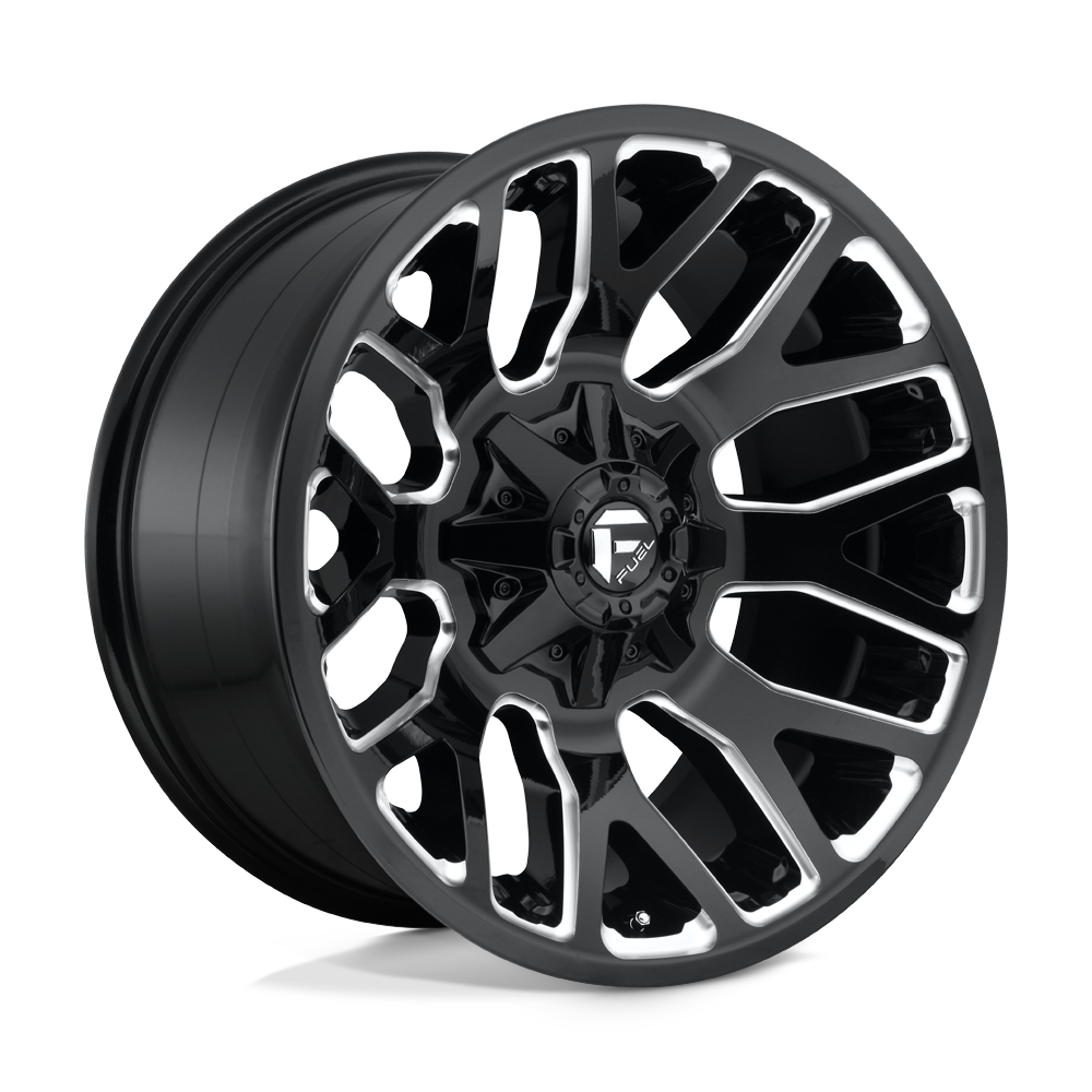 FUEL WARRIOR 20X9 6X135/6X139.7 +20 106.1 GLOSS BLACK MILLED ( TEXT US FOR BLOWOUT PRICING )