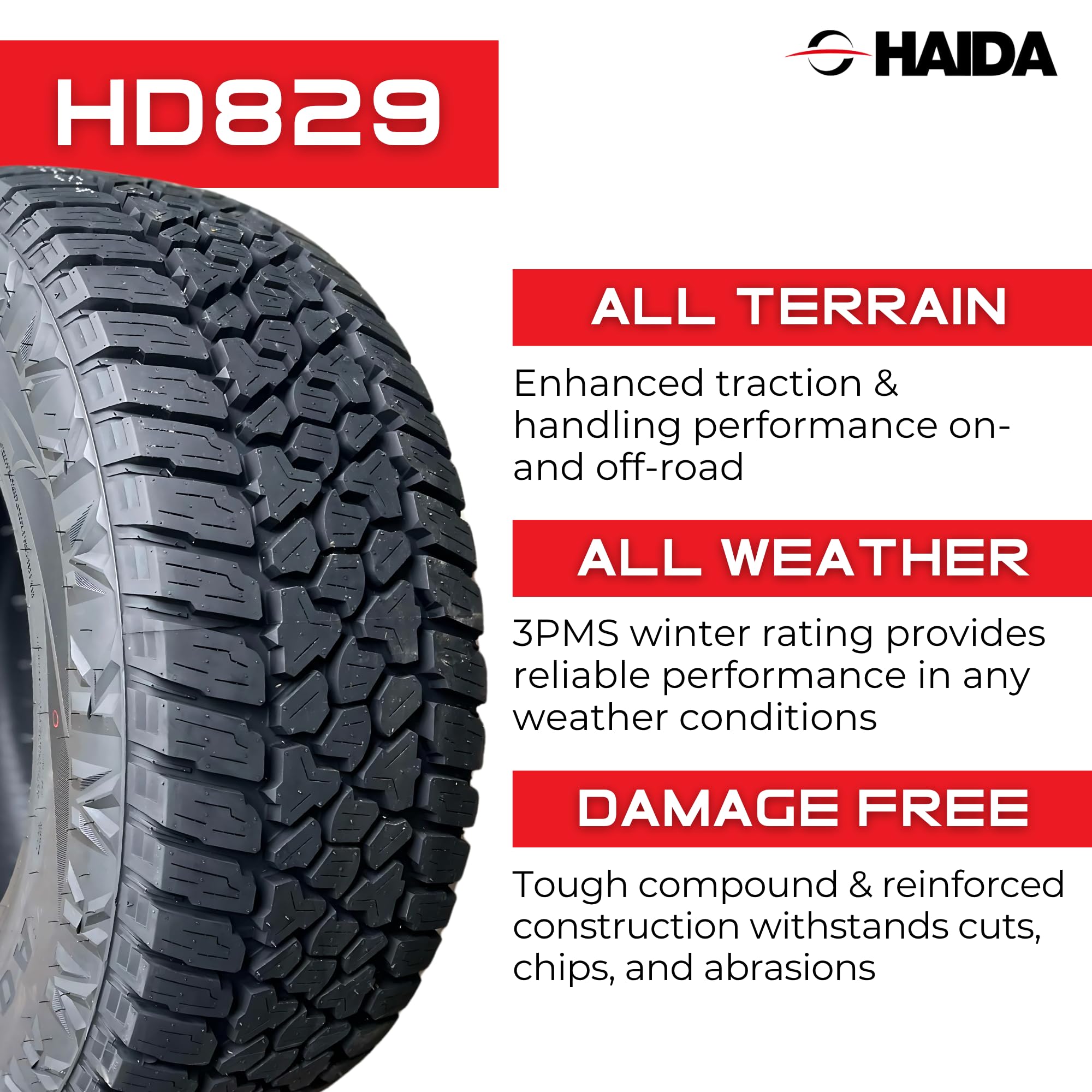 HAIDA 829 |LT 275/55R20 – APEX RIM & TIRE