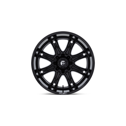 FUEL DARKSTAR GLOSS BLK MILLED | 20X10 6X135/6X139.7 -18 106.1MM - TEXT US FOR CLEARANCE PRICING***