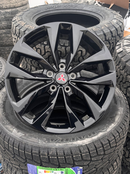 OEM HONDA/TOYOTA/NISSAN R325 GLOSS BLACK 18X8 +45 5X114.3 67.1MM