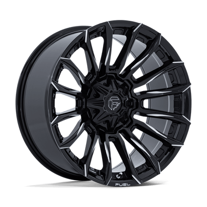 FUEL BLADE 22X9 +20 6X135/6X139.7 106 GLOSS BLACK MILLED * TEXT FOR CLEARANCE PRICE *