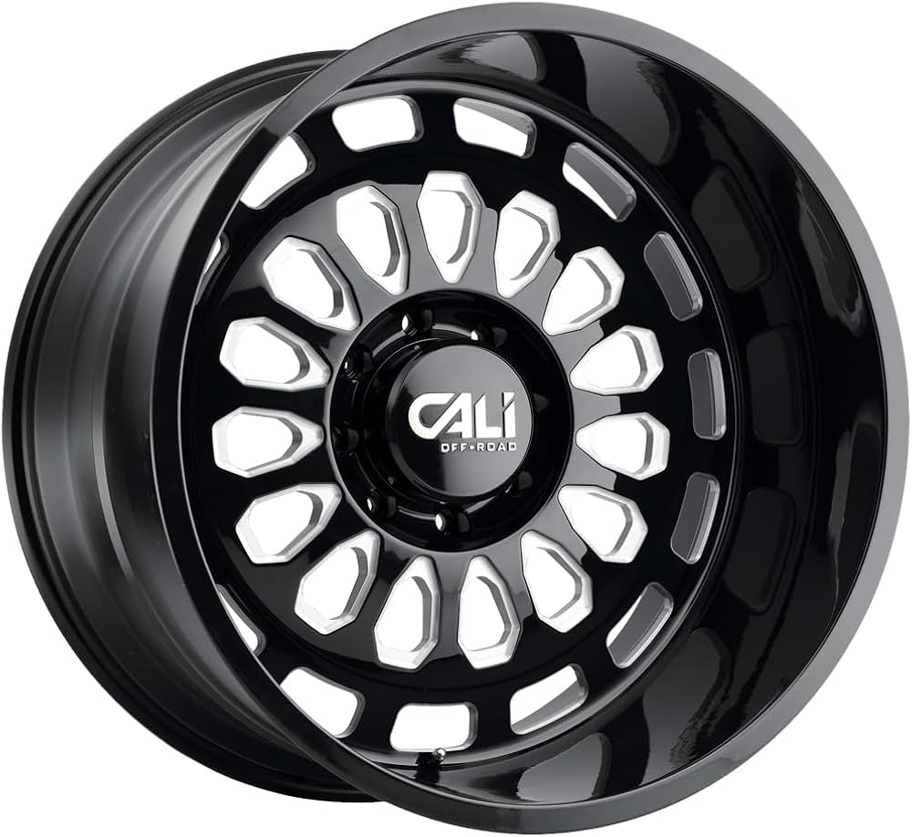 CALI OFF-ROAD PARADOX GLOSS BLACK MILLED 20X9 +0 6X139.7MM