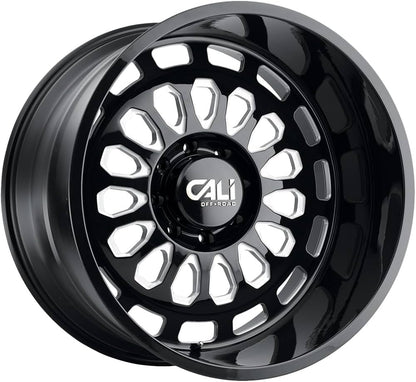 CALI OFF-ROAD PARADOX GLOSS BLACK MILLED 20X9 +0 6X139.7MM