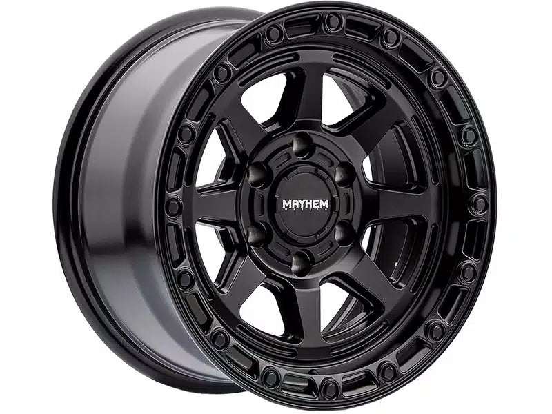 MAYHEM RIDGELINE SATIN BLACK 17X8.5 6X139.7 25MM 106MM
