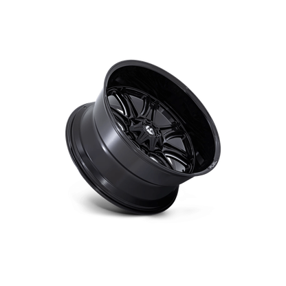 FUEL DARKSTAR GLOSS BLK MILLED | 20X10 6X135/6X139.7 -18 106.1MM - TEXT US FOR CLEARANCE PRICING***