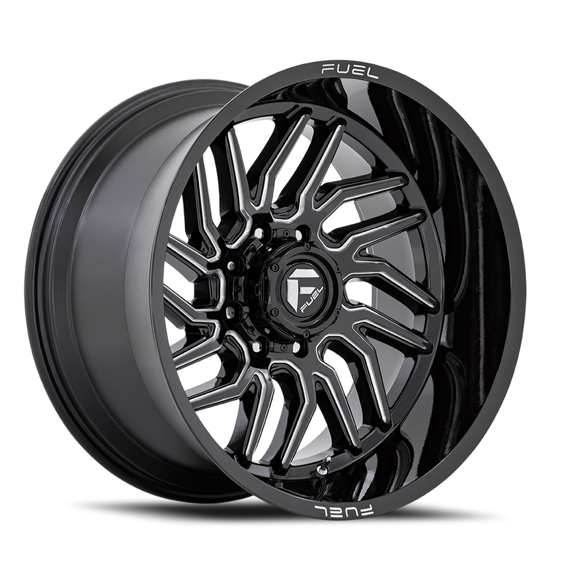 FUEL HURRICANE GLOSS BLACK MILLED 20X9 +20 8X180 124.2MM * TEXT US FOR CLEARANCE PRICING
