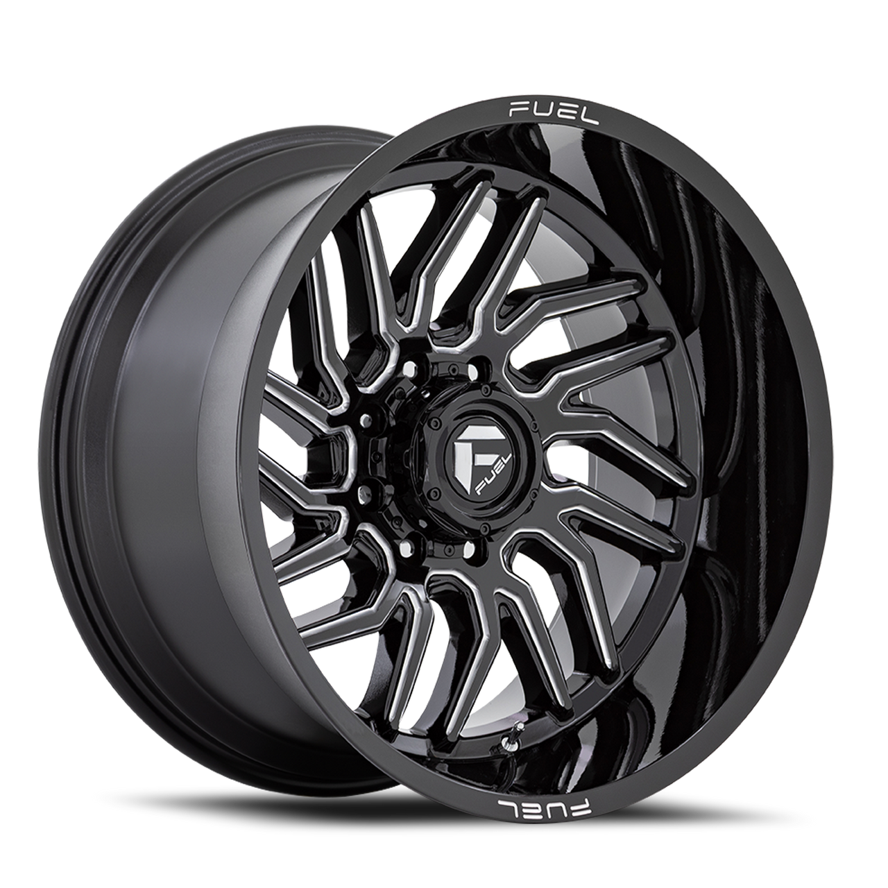 FUEL HURRICANE GLOSS BLACK MILLED 20X9 +20 8X180 124.2MM * TEXT US FOR CLEARANCE PRICING