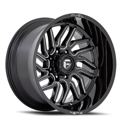 FUEL HURRICANE GLOSS BLACK MILLED 20X9 +20 8X180 124.2MM * TEXT US FOR CLEARANCE PRICING