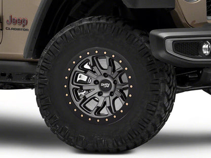 DIRTY LIFE DT-1 MATTE GUNMETAL 17X9 -12 6X139.7MM 106MM