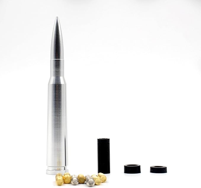 .50 CAL BULLET ANTENNA CHROME