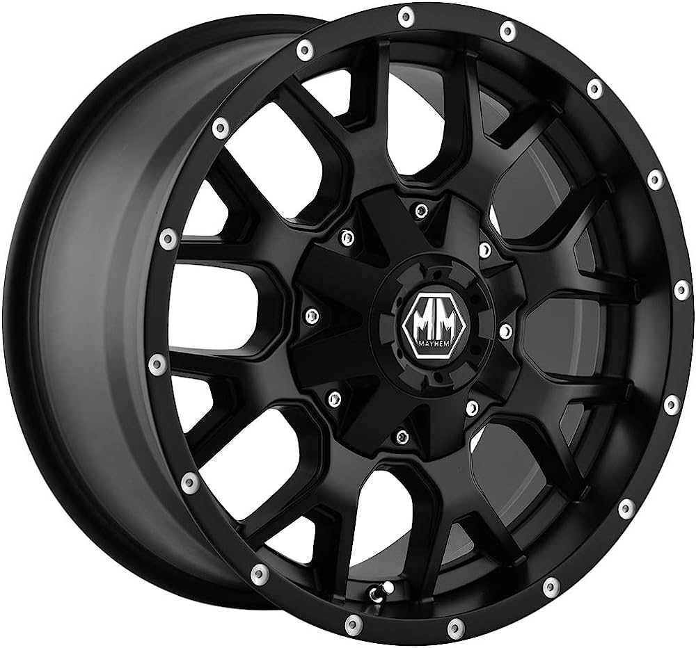 MAYHEM WARRIOR MATTE BLACK  | 20X9 +0 6X135/6X139.7