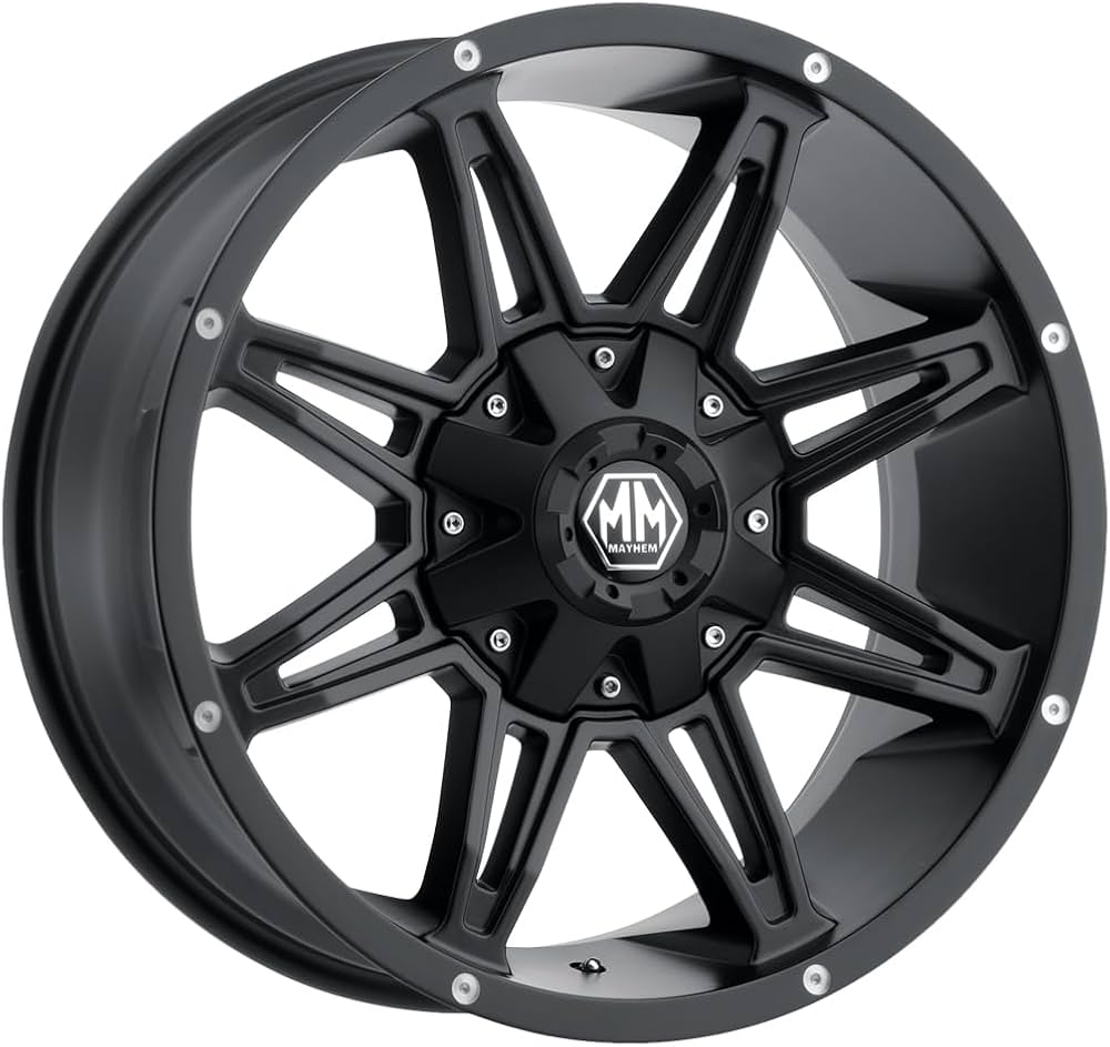 MAYHEM RAMPAGE MATTE BLK | 18X9 8X170 +18 125.2MM