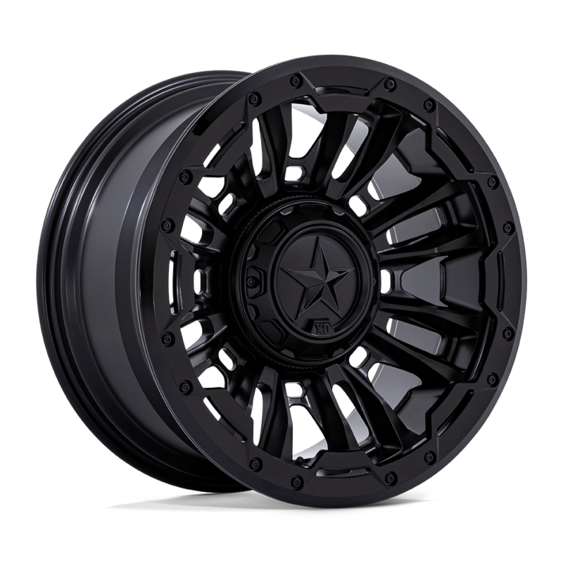 XD BOMBER MATTE BLK WITH GLOSS BLK RING | 20X9 6X135/6X139.7 +20 106.1MM