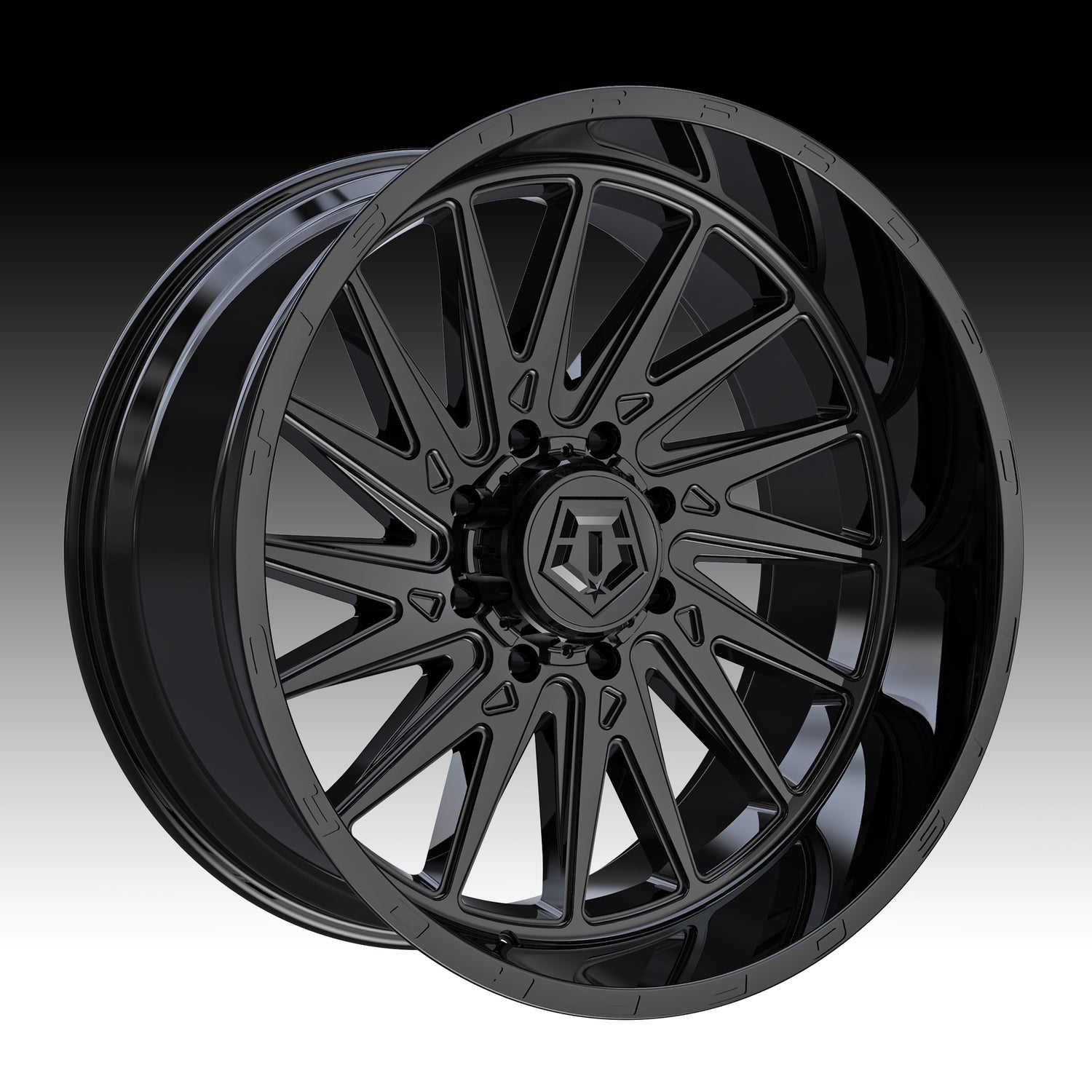 TIS 547 GLOSS BLACK 20X10 -19 6X139.7MM 106.1MM
