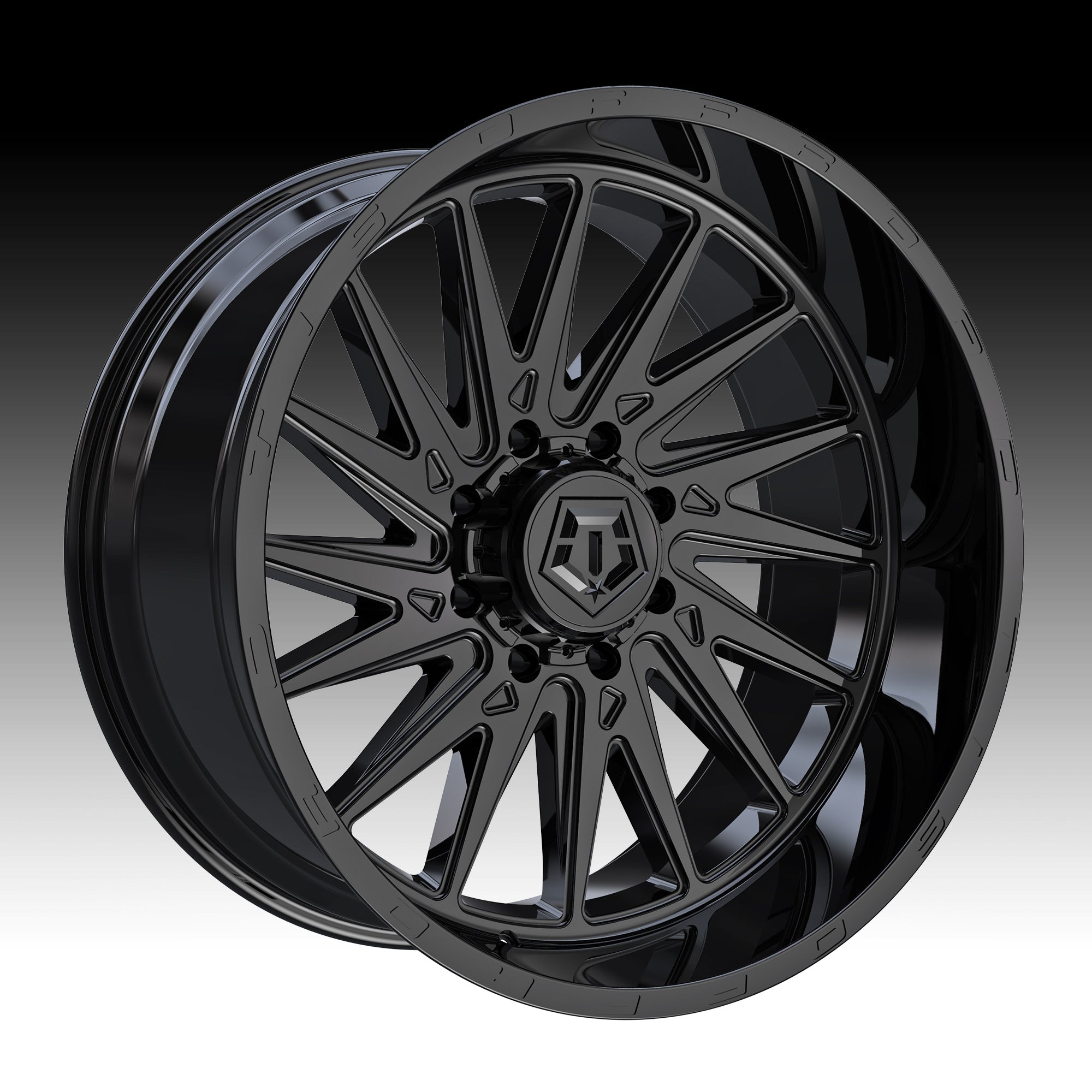 TIS 547 GLOSS BLACK 20X10 -19 6X139.7MM 106.1MM