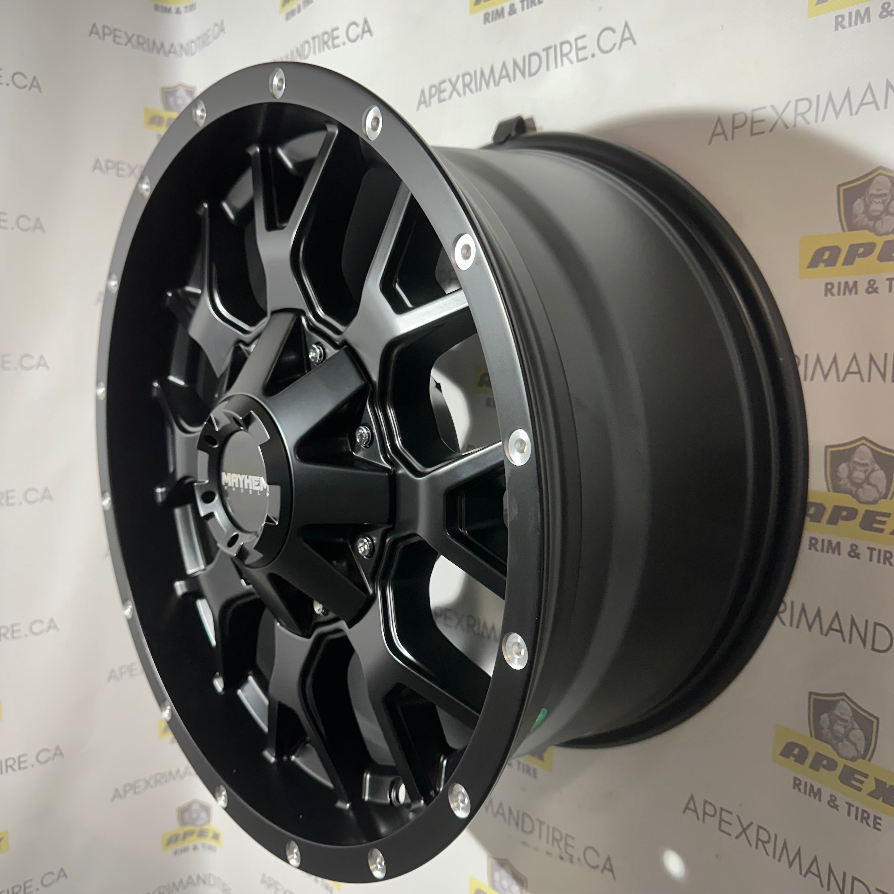 Black Pig　80ワイド　バンパー MAYHEM WARRIOR 8015 MATTE BLACK | 20X9 6X135/6X139.7 +18 (106MM