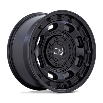 BLACK RHINO ATLAS MATTE BLK | 16X8 6X120/6X139.7 -10 78.1MM (TEXT US FOR BLOWOUT PRICING*** )